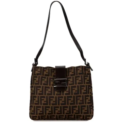 Pre-owned Canvas shoulder-bags , female, Sizes: ONE SIZE - Fendi Vintage - Modalova