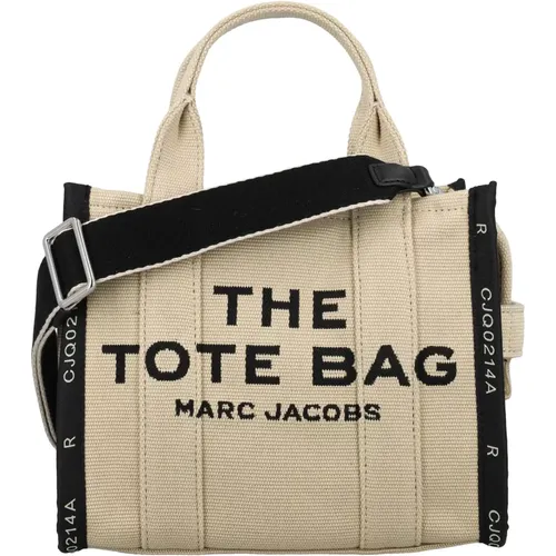 Mini Jacquard Tote Bag Warm Sand , Damen, Größe: ONE Size - Marc Jacobs - Modalova
