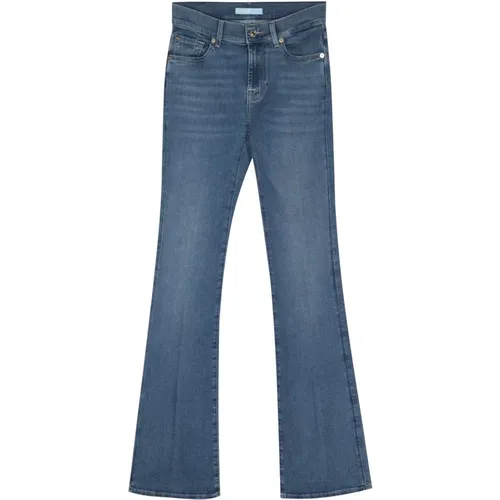 High Rise Bootcut Bair Stream Jeans , Damen, Größe: W24 - 7 For All Mankind - Modalova