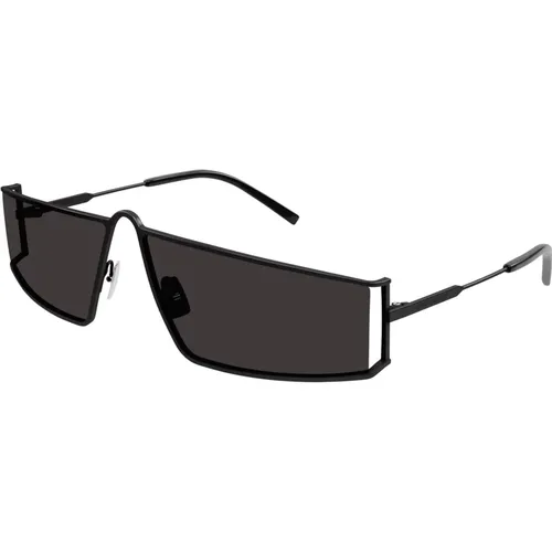Klassische Unisex Sonnenbrille SL 606 , unisex, Größe: 66 MM - Saint Laurent - Modalova