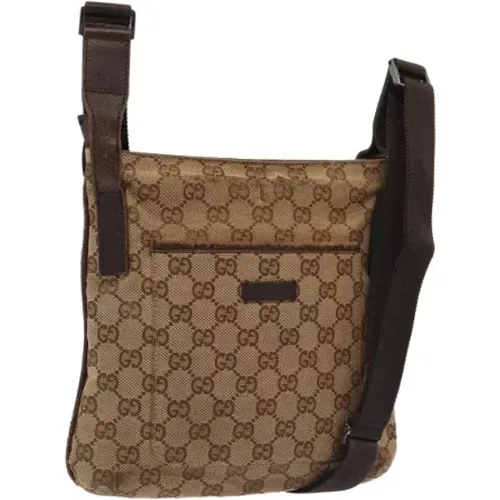 Pre-owned Canvas shoulder-bags , female, Sizes: ONE SIZE - Gucci Vintage - Modalova