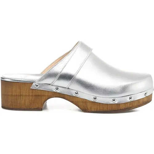 Silver Sandals Ss24 , female, Sizes: 4 UK - Copenhagen Shoes - Modalova