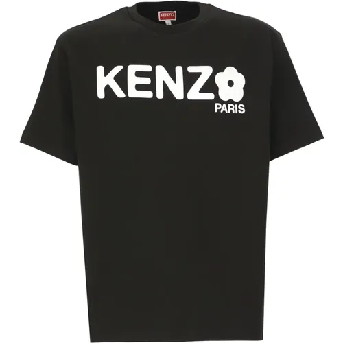 Schwarzes T-Shirt mit Boke Flower 2.0 , Herren, Größe: M - Kenzo - Modalova