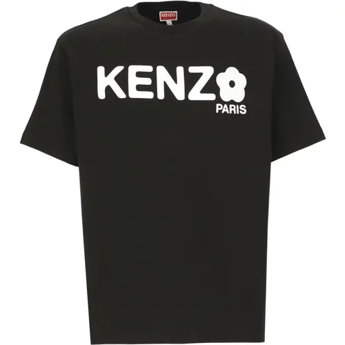 Schwarzes T-Shirt mit Boke Flower 2.0 , Herren, Größe: S - Kenzo - Modalova