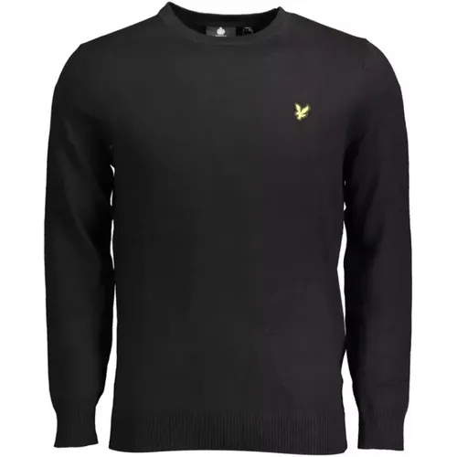 Eleganter schwarzer Pullover mit langen Ärmeln - Lyle & Scott - Modalova