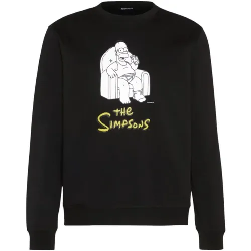 Homer Simpson Sweatshirt , male, Sizes: L, M, XL - Antony Morato - Modalova