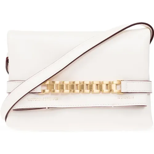 ‘Mini Pouch Chain’ shoulder bag , female, Sizes: ONE SIZE - Victoria Beckham - Modalova