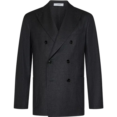 Luxury Grey Jacket Outerwear Aw24 , male, Sizes: 2XL, 3XL - Boglioli - Modalova