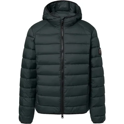 Grüne Herren Steppjacke,Schwarze Herren Steppjacke - ECOALF - Modalova