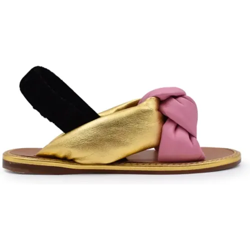 Sandales nouées , female, Sizes: 2 UK - Miu Miu - Modalova