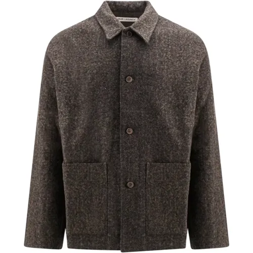 Wool Blend Buttoned Jacket , male, Sizes: L - Our Legacy - Modalova