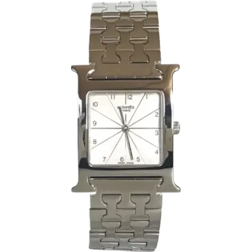 Pre-owned Stainless Steel watches , male, Sizes: ONE SIZE - Hermès Vintage - Modalova