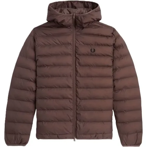 Hooded Insulated Jacket , male, Sizes: XL, L, S, 2XL - Fred Perry - Modalova