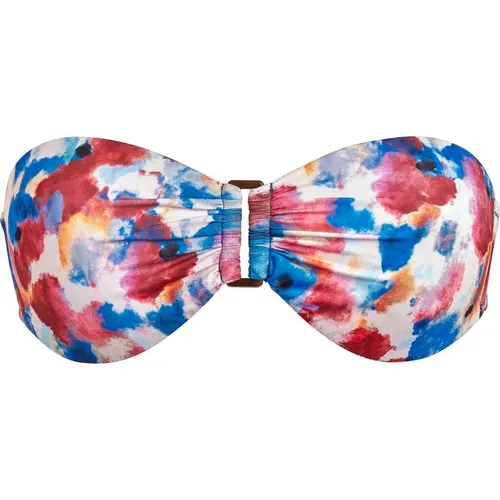 Sky Flowers Bandeau Bikini Top - Vilebrequin - Modalova