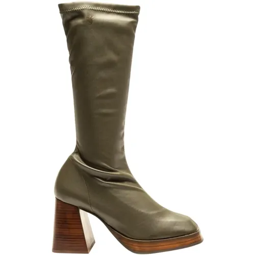 Heeled Boots , female, Sizes: 4 UK, 6 UK, 5 UK - Angel Alarcon - Modalova