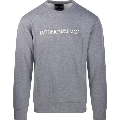 Logo Rundhals Sweatshirt - Emporio Armani - Modalova