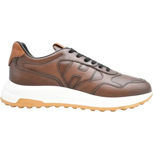 Leather Laced Shoes for Men , male, Sizes: 6 UK, 9 UK, 7 UK, 8 UK, 10 UK - Hogan - Modalova