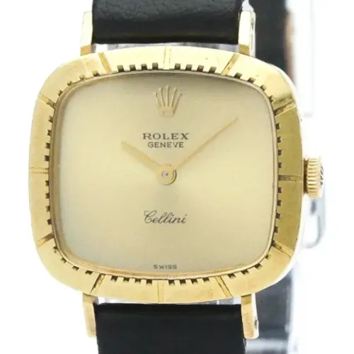 Pre-owned Leather watches , female, Sizes: ONE SIZE - Rolex Vintage - Modalova