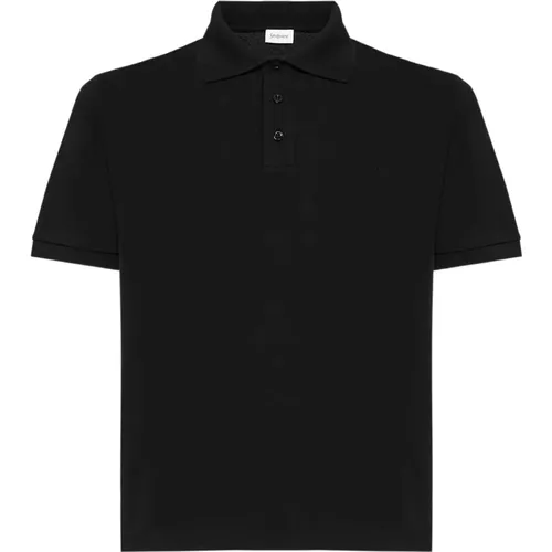 Polo Shirt with Cassandre Logo , male, Sizes: L, M - Saint Laurent - Modalova