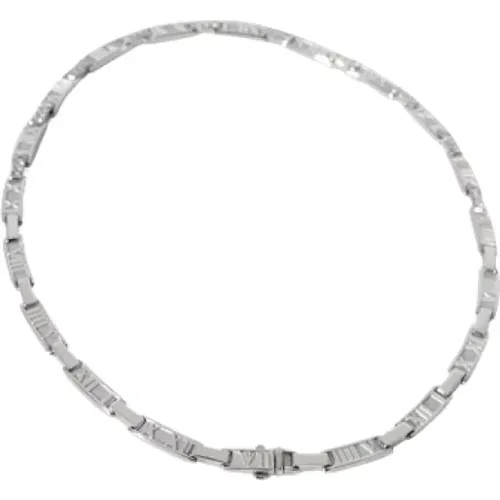 Pre-owned White Gold necklaces , female, Sizes: ONE SIZE - Tiffany & Co. Pre-owned - Modalova