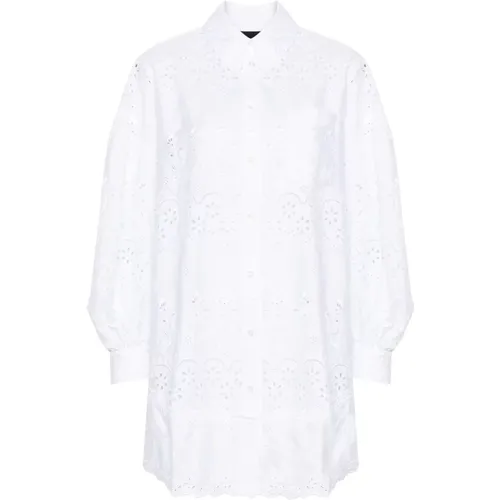 Drop Signature Shirt Dress , female, Sizes: S, XS - Simone Rocha - Modalova
