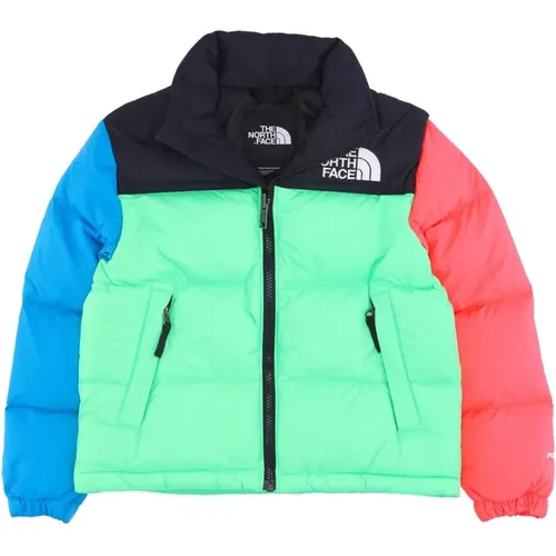 Retro Nuptse Daunenjacke Chlorophyll Grün - The North Face - Modalova