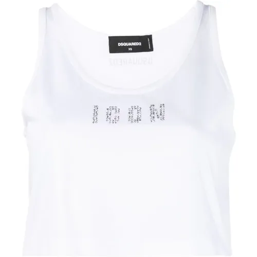 Stylish Sleeveless Top , female, Sizes: XS - Dsquared2 - Modalova