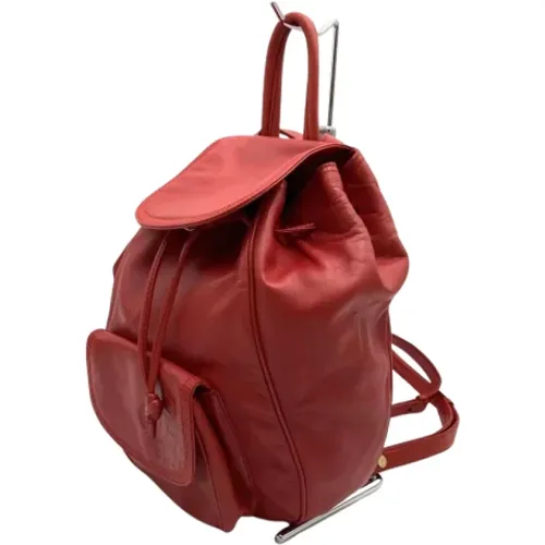 Pre-owned Leather backpacks , female, Sizes: ONE SIZE - Loewe Pre-owned - Modalova