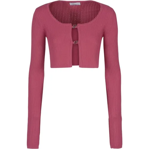 Stylish Cardigan Sweaters , female, Sizes: L - Blumarine - Modalova