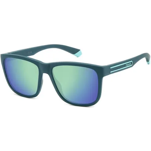 Trendige Sonnenbrille mit hoher UV-Schutz , Herren, Größe: 57 MM - Polaroid - Modalova