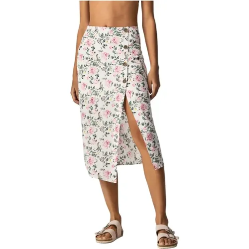 Floral Print Marral Skirt , female, Sizes: M - Pepe Jeans - Modalova