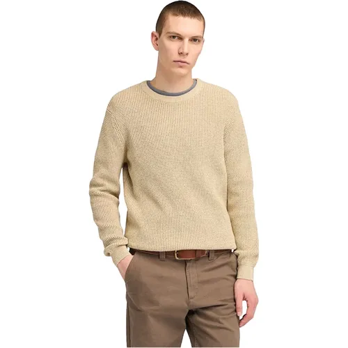 Casual Crew Neck Sweater , Herren, Größe: L - Timberland - Modalova