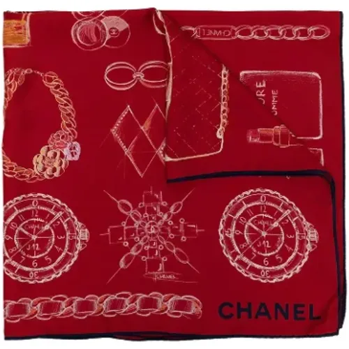 Pre-owned Silk scarves , female, Sizes: ONE SIZE - Chanel Vintage - Modalova