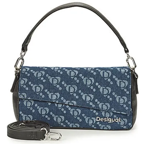 Blau Bogen Schultertasche Damen - Desigual - Modalova