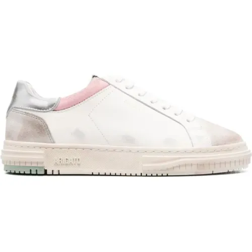 Silver/Pink Distressed Sneakers , female, Sizes: 4 UK - Axel Arigato - Modalova