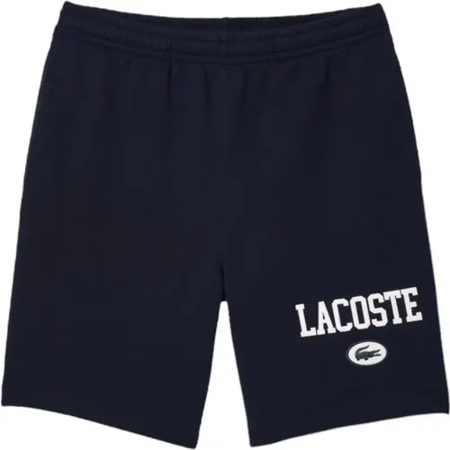 Blaue Shorts für Männer , Herren, Größe: L - Lacoste - Modalova