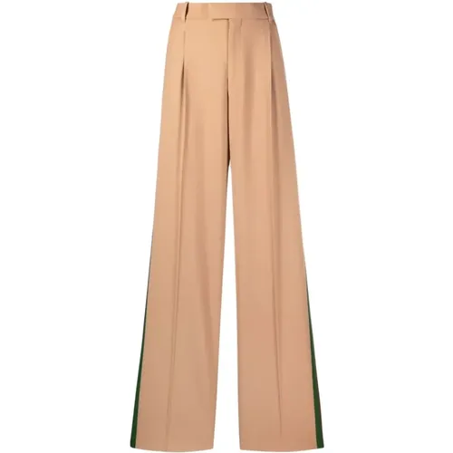 Wide Trousers , female, Sizes: M - Gucci - Modalova