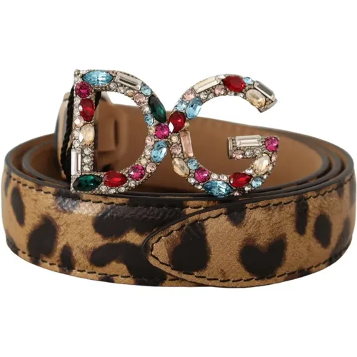 Belts , Damen, Größe: 70 CM - Dolce & Gabbana - Modalova