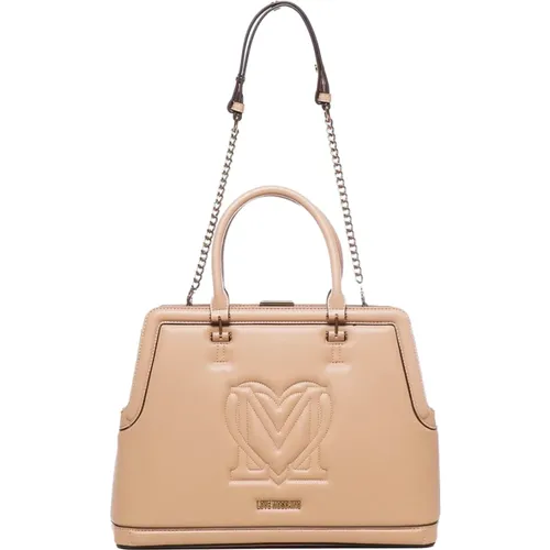 Faux Leather Shoulder Bag , female, Sizes: ONE SIZE - Love Moschino - Modalova