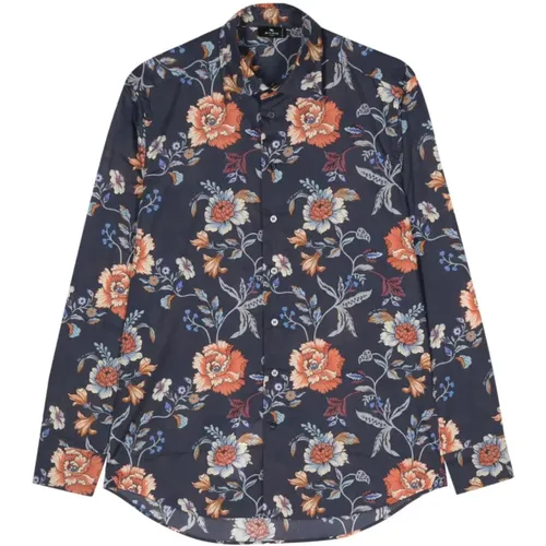 Floral Print Shirt , male, Sizes: XL, L, M, 3XL - ETRO - Modalova