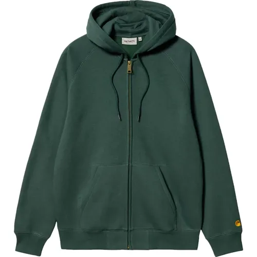 Sweatshirt mit Reißverschluss , Herren, Größe: S - Carhartt WIP - Modalova