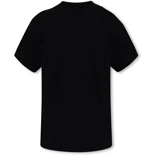 T-Shirt mit Ausschnitten , Damen, Größe: L - MM6 Maison Margiela - Modalova