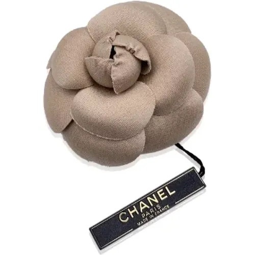 Pre-owned Canvas brooches , female, Sizes: ONE SIZE - Chanel Vintage - Modalova