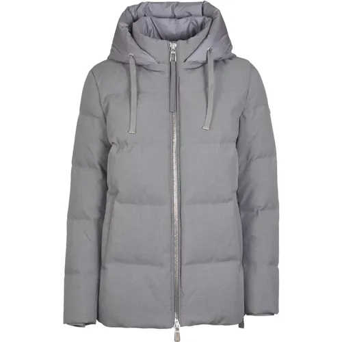 Graue Steppjacke , Damen, Größe: XS - Duno - Modalova