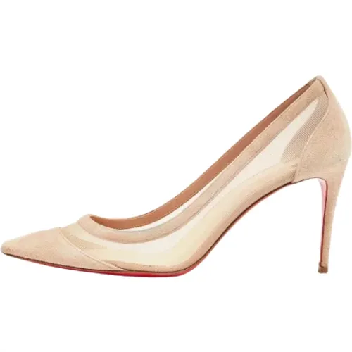 Pre-owned Mesh heels , female, Sizes: 5 1/2 UK - Christian Louboutin Pre-owned - Modalova