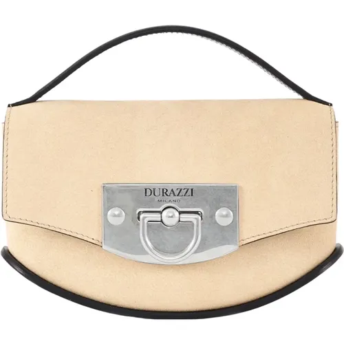 Swing Mini Calf Leather Bag , female, Sizes: ONE SIZE - Durazzi Milano - Modalova