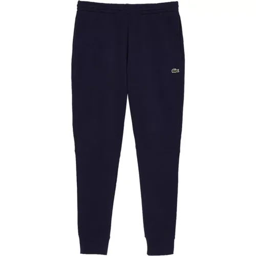 Blaue Slim Fit Hose , Herren, Größe: 3XL - Lacoste - Modalova