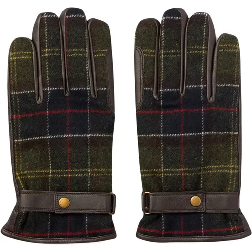 Tartan Gloves , male, Sizes: L - Barbour - Modalova
