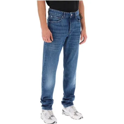 Regular Fit Jeans aus Denim , Herren, Größe: W34 - Ami Paris - Modalova