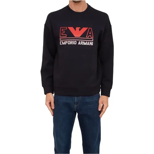 Casual Elevate Men`s Sweatshirt , male, Sizes: 3XL - Emporio Armani - Modalova